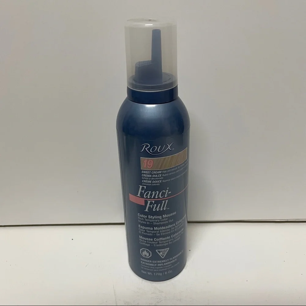 Roux Fanci-Full Color Styling Mousse 19 Sweet Cream 6 OZ